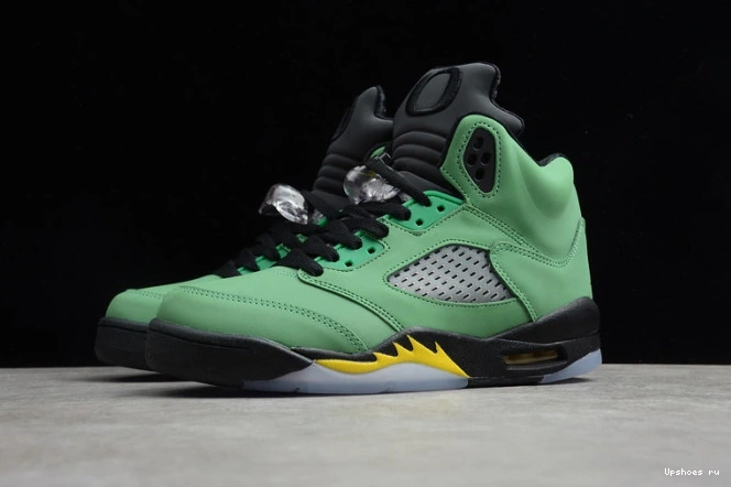 Air 5 Jordan 454803-535 Retro Oregon Ducks 0713
